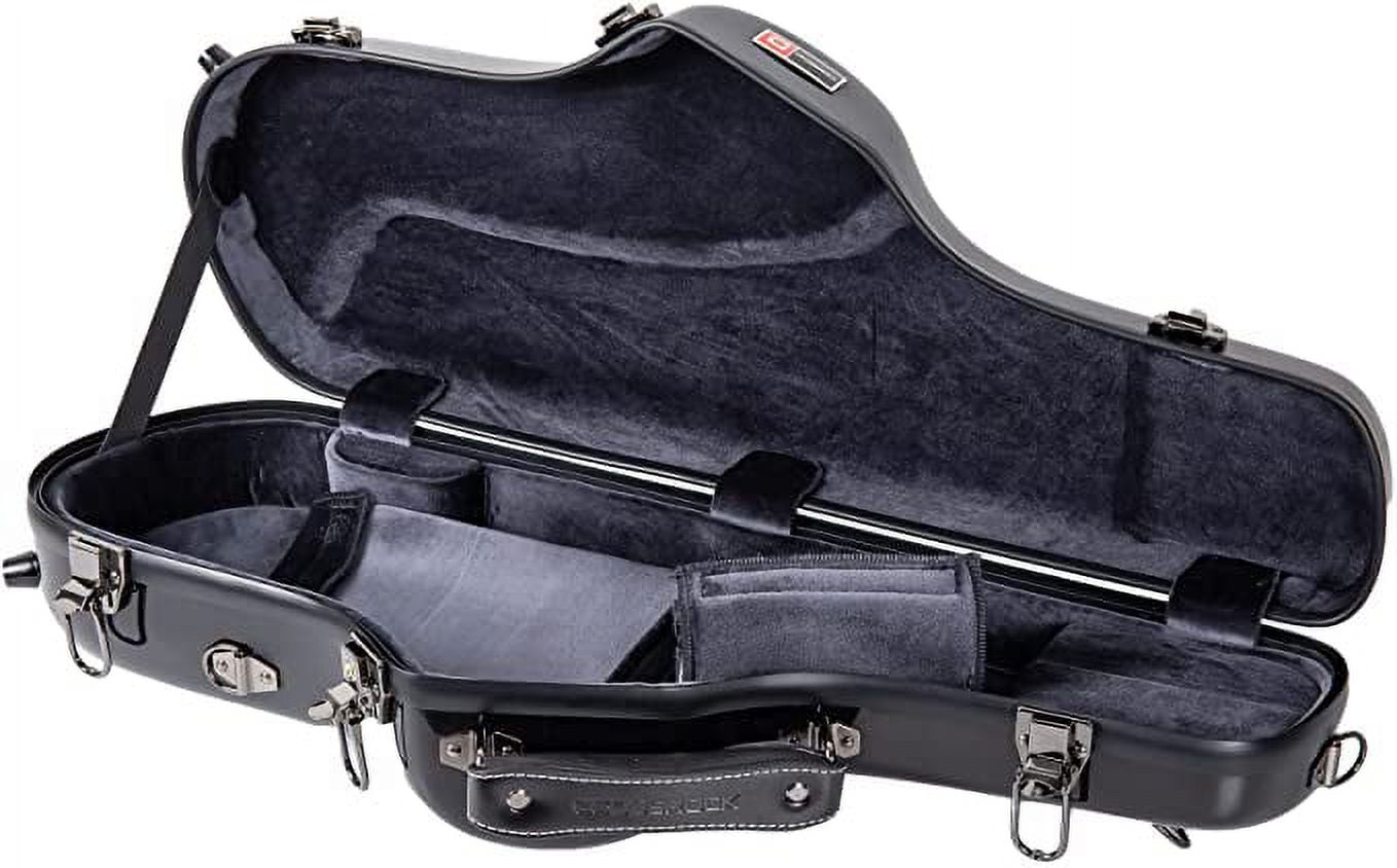 Crossrock Traveling Alto Saxophone CaseFiberglass Hardshell with
