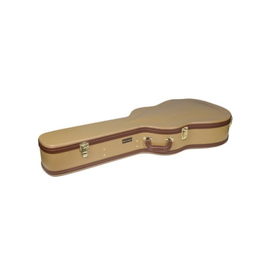 Crossrock Wooden Hard Case for 12 Strings Acoustic Dreadnought Guitar