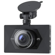 Crosstour 1080P Dash Cam, 3 Inch LCD Screen 170° Wide Angle Mini Camera for Cars,Motion Detection,WDR,G-Sensor, F1.8 Aperture