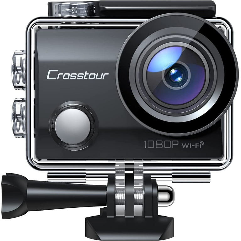 Crosstour Action Camera HD Wi-Fi 14MP PC Webcam Waterproof Cam