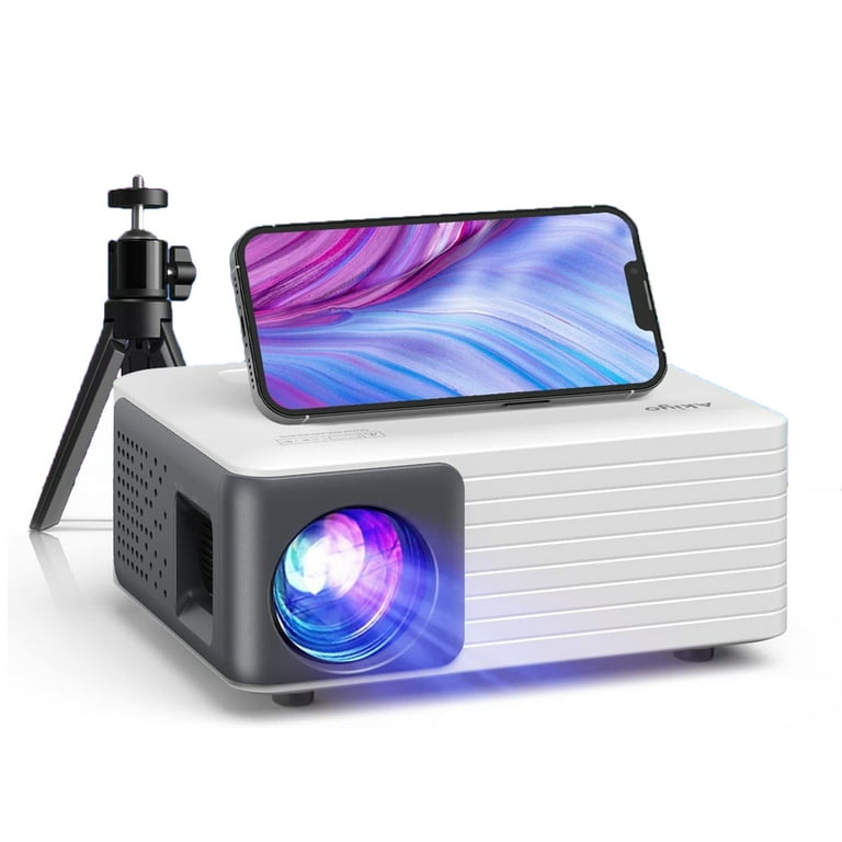 Crosstour プロジェクター ミニ Crosstour WiFi Mini Projector P770, HD 720P, 200'' Screen