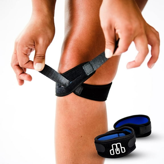 MDUB Crosstrap Patella Knee Strap | Unisex Adult Stabilizing Brace | Pain Relief Support