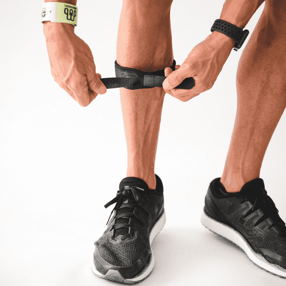 Crosstrap Shin Splint Strap (Large) 1 Pack, Shin Pain Relief Compression Support Brace Inflammation Hiking, Soccer, Basketball, Running, Tennis, Leg Stress, Volleyball & Pickleball