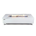 thumbnail image 1 of Crossview 62 Inch Rectangular Concrete Natural Gas Fire Pit Table in White By Lakeview Outdoor Designs, 1 of 3