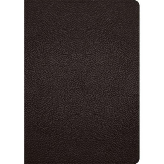 Crossway Books 150707 6.25 x 8 in. ESV Single Column Journaling Bible, Deep Brown Buffalo Leather