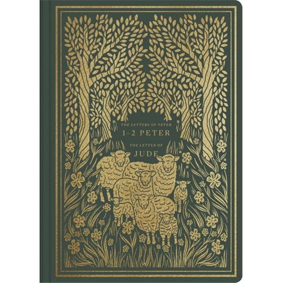 Crossway Books 163381 ESV Illuminated Scripture Journal 1-2 Peter & Jude, Green Softcover
