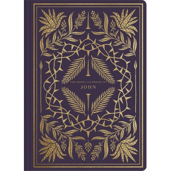 Crossway Books ESV Illuminated Scripture Journal John, Purple Softcover