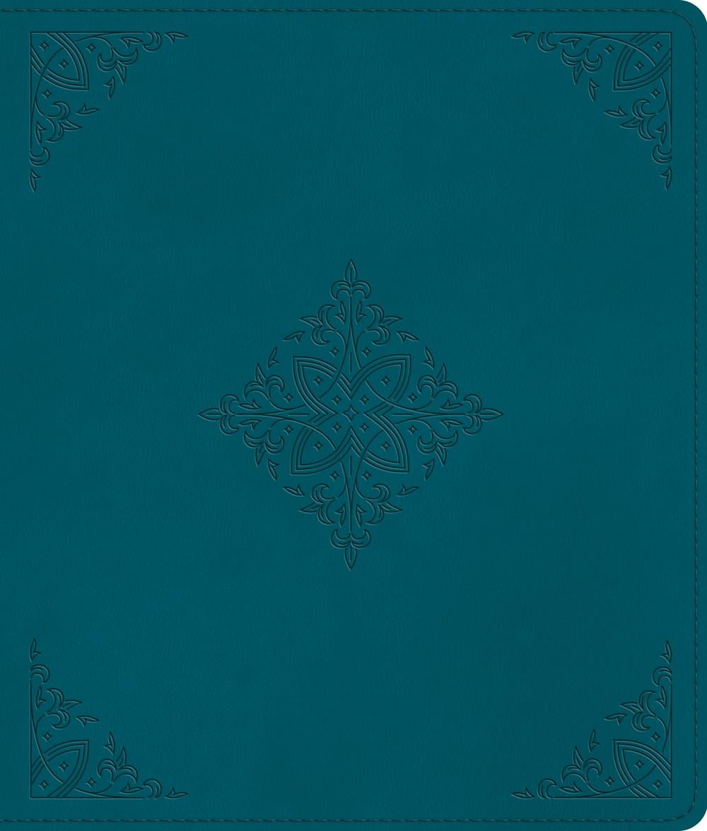 Crossway ESV Journaling Bible, Blank Diaries & Journals, Deep Teal, 6.25in x 7.25in, 1088 Pages