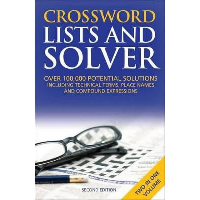 Crossword Lists Crossword Solver (Edition 2) (Paperback) Walmart com Crossword Lists Crossword Solver (Edition 2) (Paperback) Walmart com