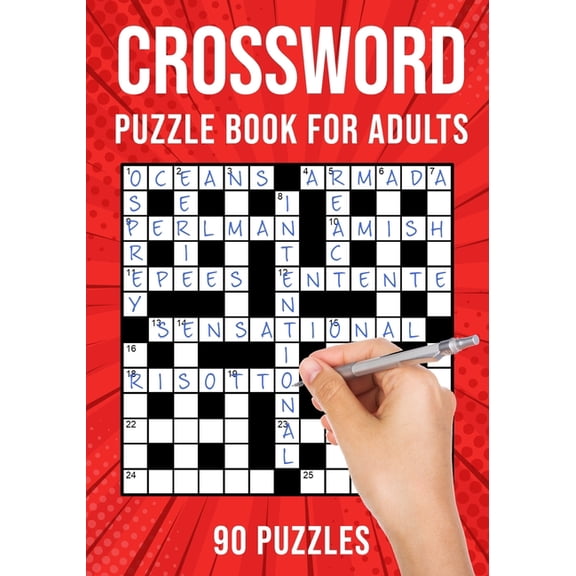 Crossword Puzzle Books for Adults : Quick Cross Word Puzzles Activity Book 90 Puzzles (US Version) (Paperback)
