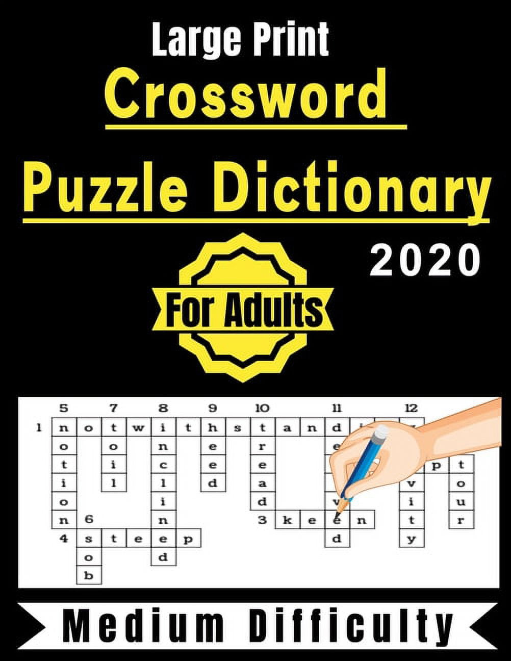 Crossword Puzzle Dictionary For Adults 2020 +90 Crossword Puzzles