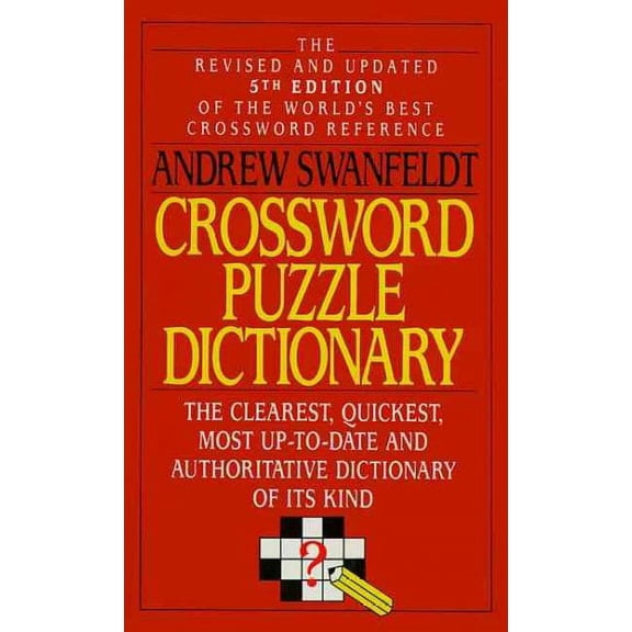 Pre-Owned Crossword Puzzle Dictionary, 9780061000386, 0061000388, Paperback, 5 edition