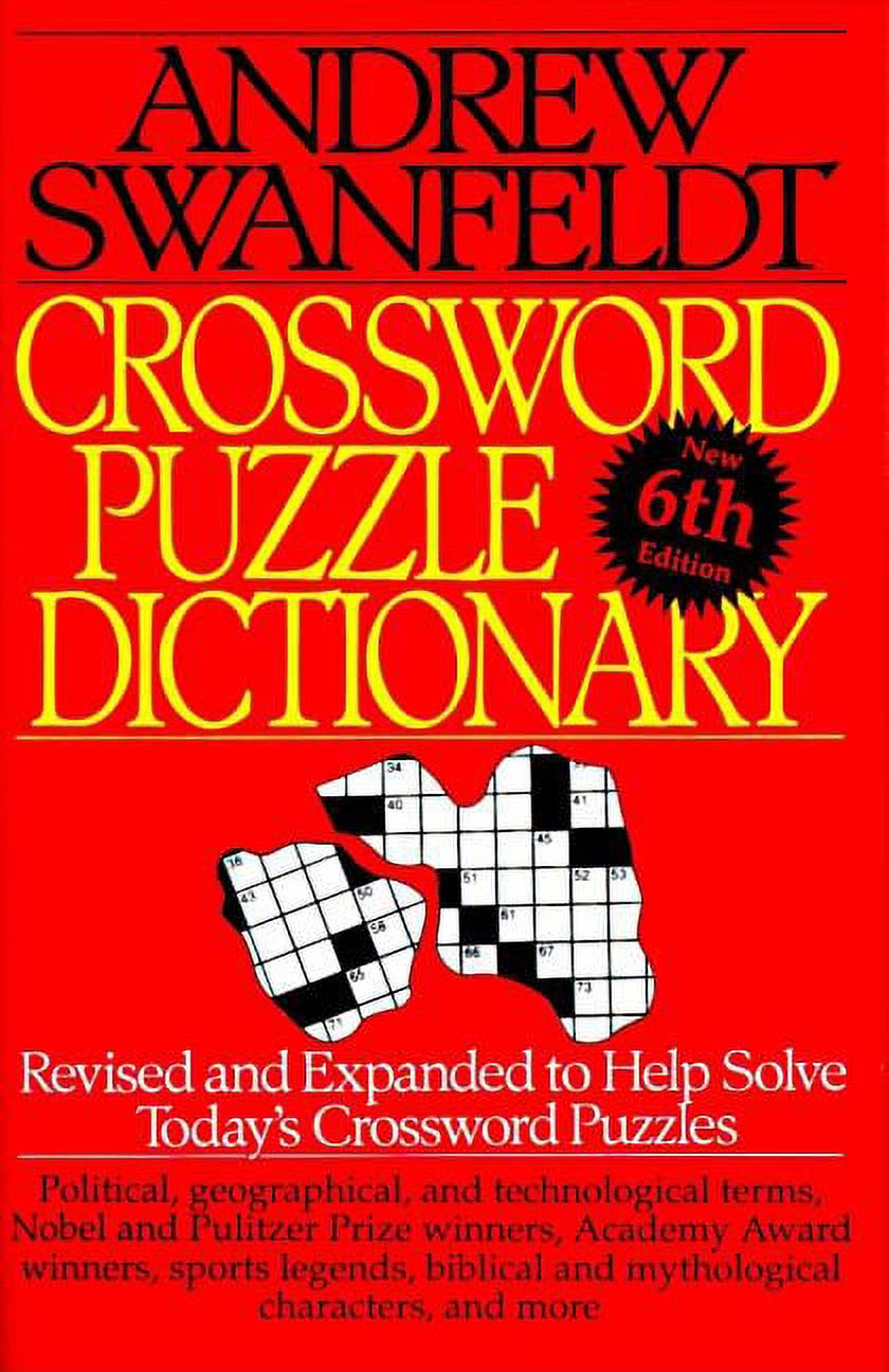 Crossword Puzzle Dictionary: Sixth Edition (Paperback) - image 1 of 1