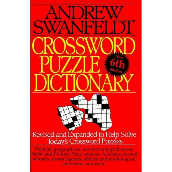Crossword Puzzle Dictionary: Sixth Edition, (Paperback)