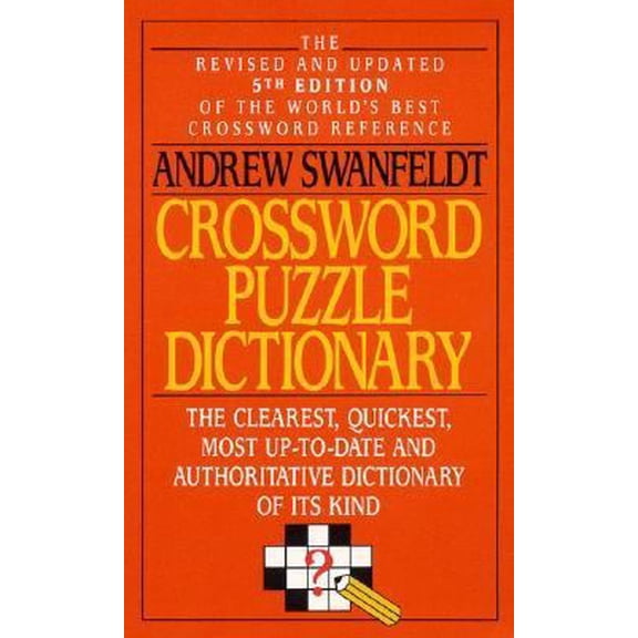 Pre-Owned Crossword Puzzle Dictionary (Unknown) 0061006726 9780061006722