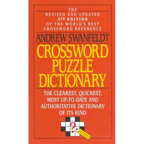 Pre-Owned Crossword Puzzle Dictionary (Mass Market Paperback) 0061000388 9780061000386