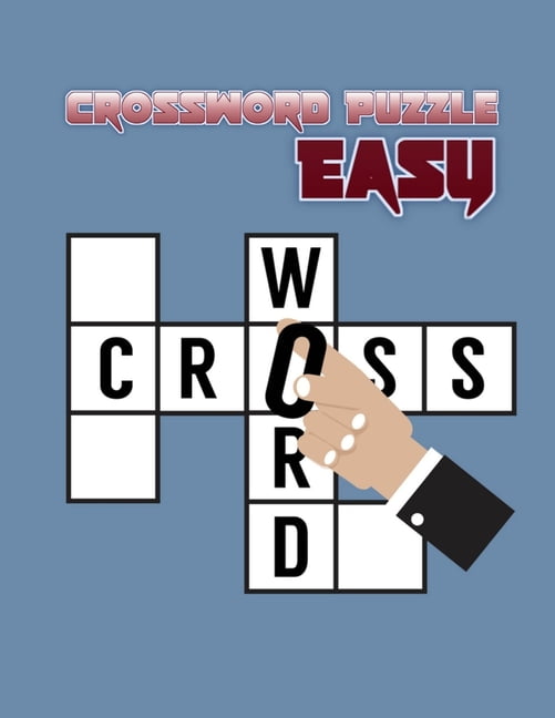 Crossword puzzle easy : daily commuter crossword puzzle book, puzzle books  for adults large print puzzles with easy, medium, hard, and very hard ...