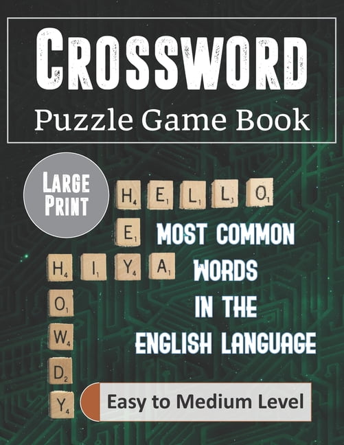 Crossword Puzzle Game Book Most Common Words in the English Language