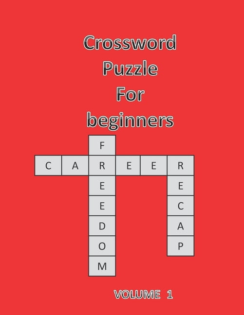 Crossword puzzle for beginners: volume 1 / easy book., (paperback)