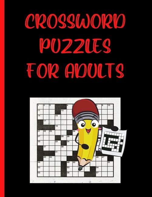 Crossword Puzzles For Adults 95 Crosswords Activity Puzzle Book With