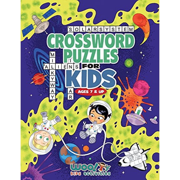 Pre-Owned Crossword Puzzles for Kids Ages 7 & Up : Reproducible Worksheets for Classroom & Homeschool Use (Paperback)