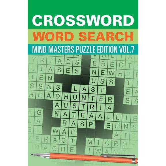 Crossword Word Search: Mind Masters Puzzle Edition Vol. 7, (Paperback)