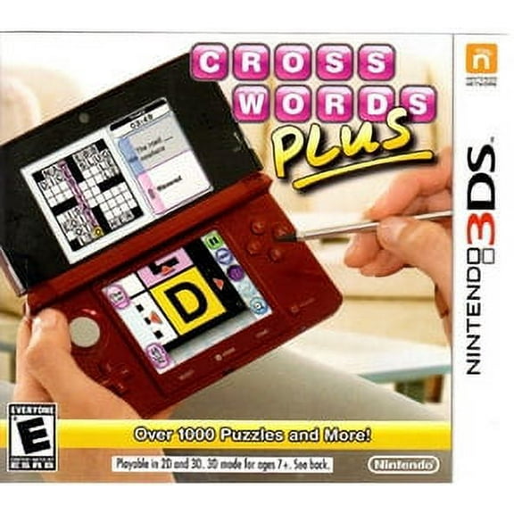 Crosswords Plus, Nintendo, Nintendo 3DS, 045496742096
