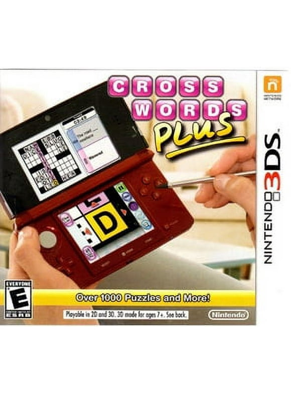 Crosswords Plus, Nintendo, Nintendo 3DS, 045496742096