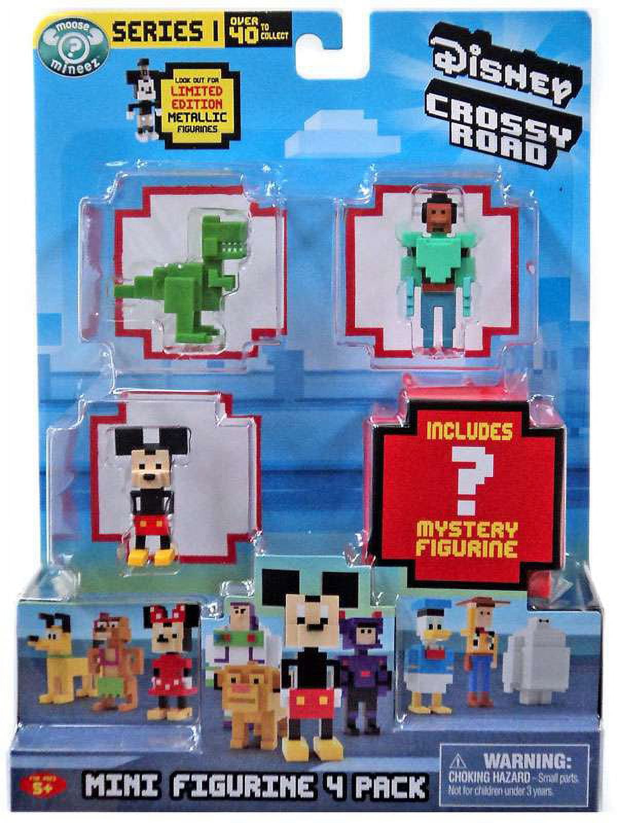 Crossy Road Series 1 Rex, Wasabi, Mickey & Mystery Figure Mini