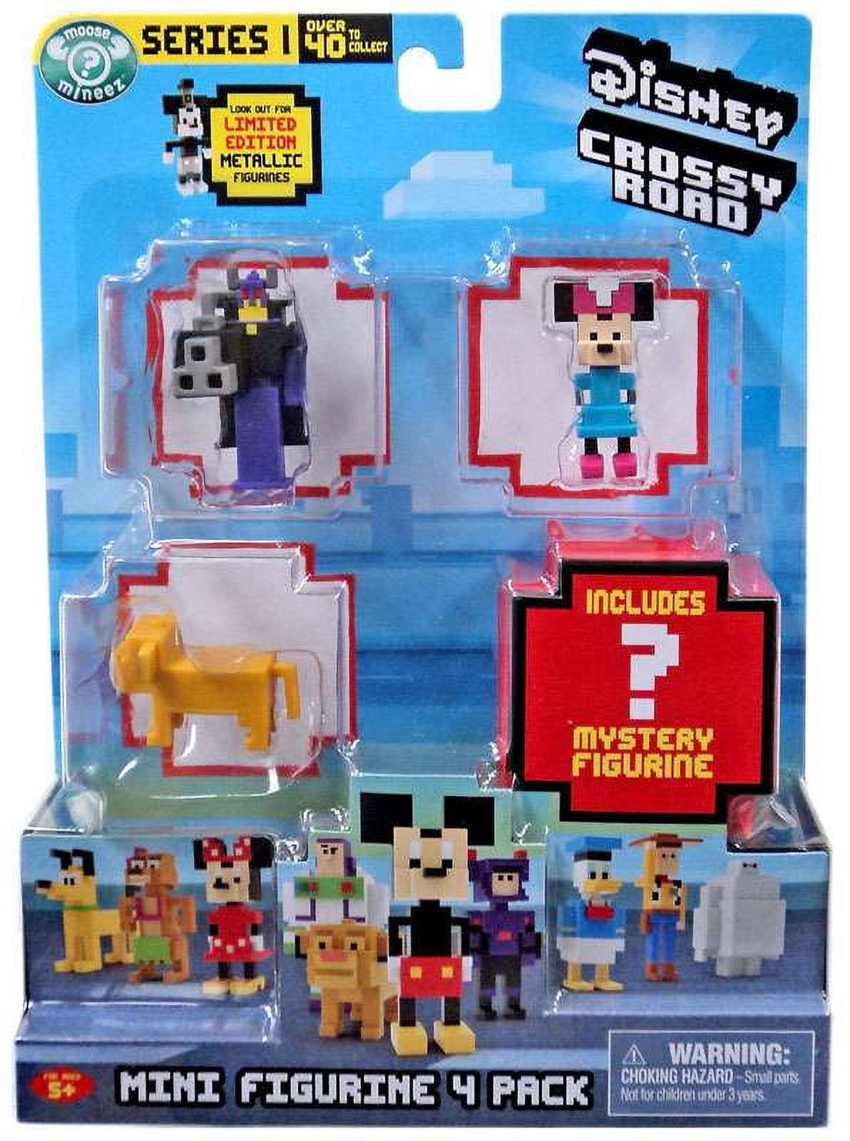 Crossy Road Series 1 Zurg, Minnie, Simba & Mystery Figure Mini Figure 4-Pack
