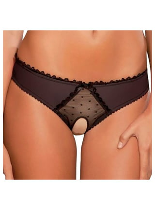 Crotchless Panties For Women Lace Underpants Open Crotch Panties Low Waist  Briefs Underwear 