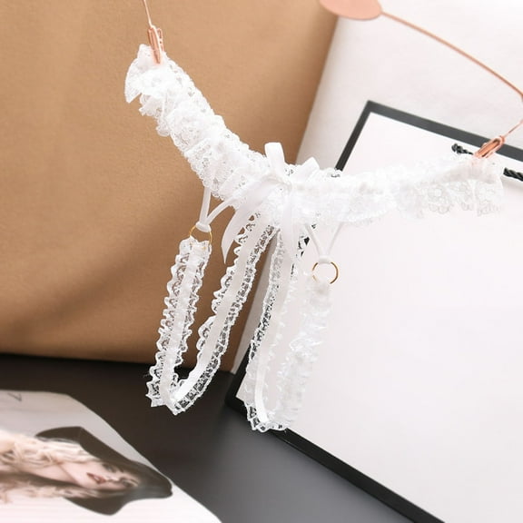 Crotchless Panties for Women Lace Underpants Open Crotch Panties Low Waist Briefs Underwear