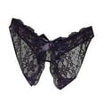 thumbnail image 1 of Women's Underwear Womens Cotton Thongs Funny Thong Blue Womens Seamless Panties XL, 1 of 4
