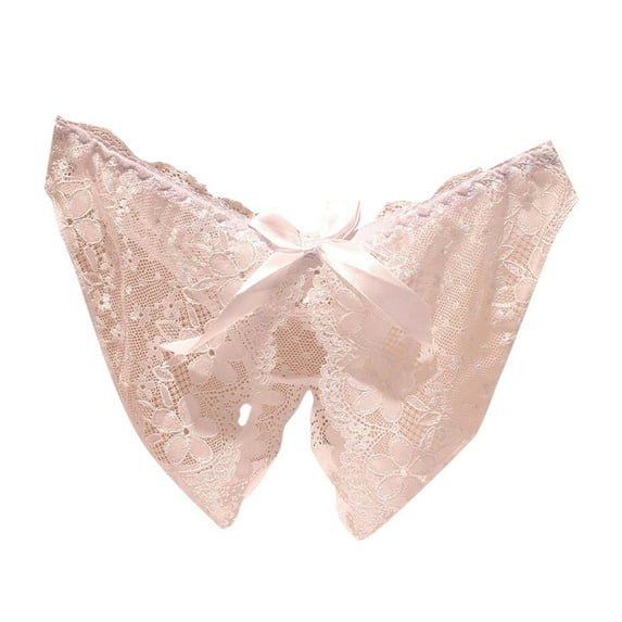 Womens Underpants Sexy Thongs for Women See Through Panties White Bikini Cheeky Womens M