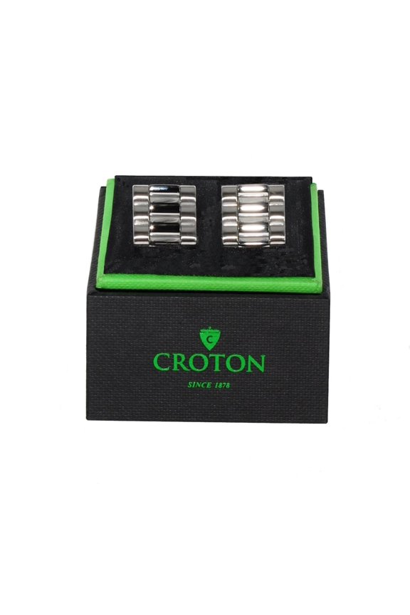 Stainless Steel Silver Cuff Links