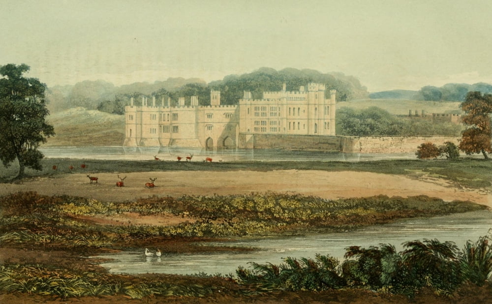 Crouch Repository of Arts 1817 Leeds castle Canvas Art - Crouch (18 x 24)
