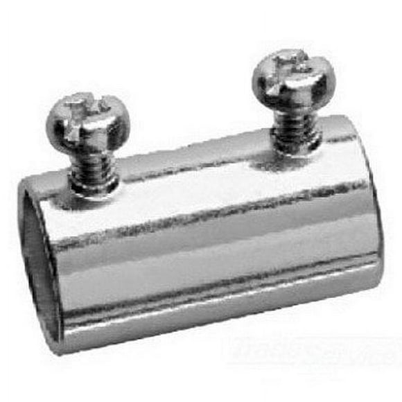 Crouse-Hinds 461 Zinc Plated Steel EMT Set Screw Coupling 3/4 Inch