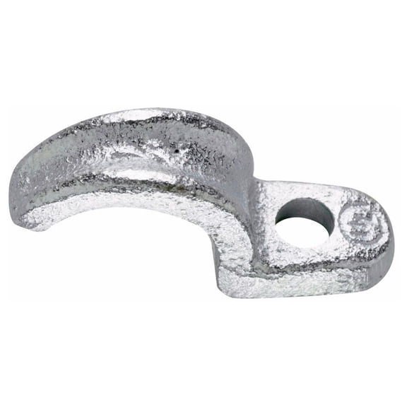 Crouse-Hinds 514, 1-1/2"", Malleable Iron, 1-Hole, Rigid Conduit Clamp , 1 pc