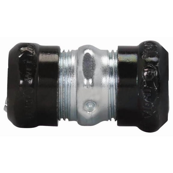 Crouse-Hinds 661RT, 3/4"", Steel, Rain Tight, Compression EMT Coupling, 1pc