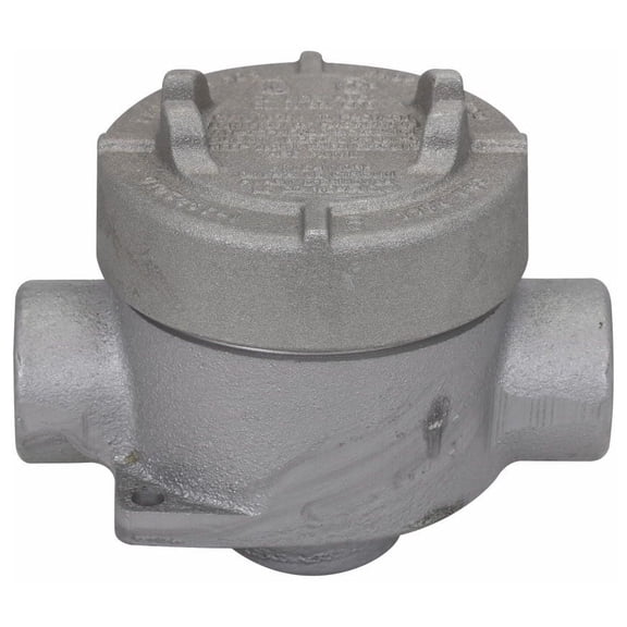Crouse-Hinds EAJD26-SA, (3) 3/4"" Hub, Aluminum, Explosionproof Outlet Box, 1 pc