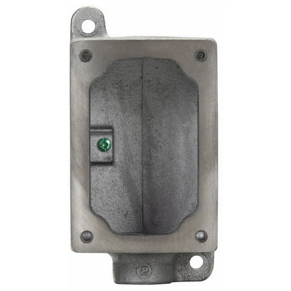 Crouse-Hinds EDS171, 1/2"" Hub, 1-Gang, Iron, Explosionproof Back Box, 1 pc