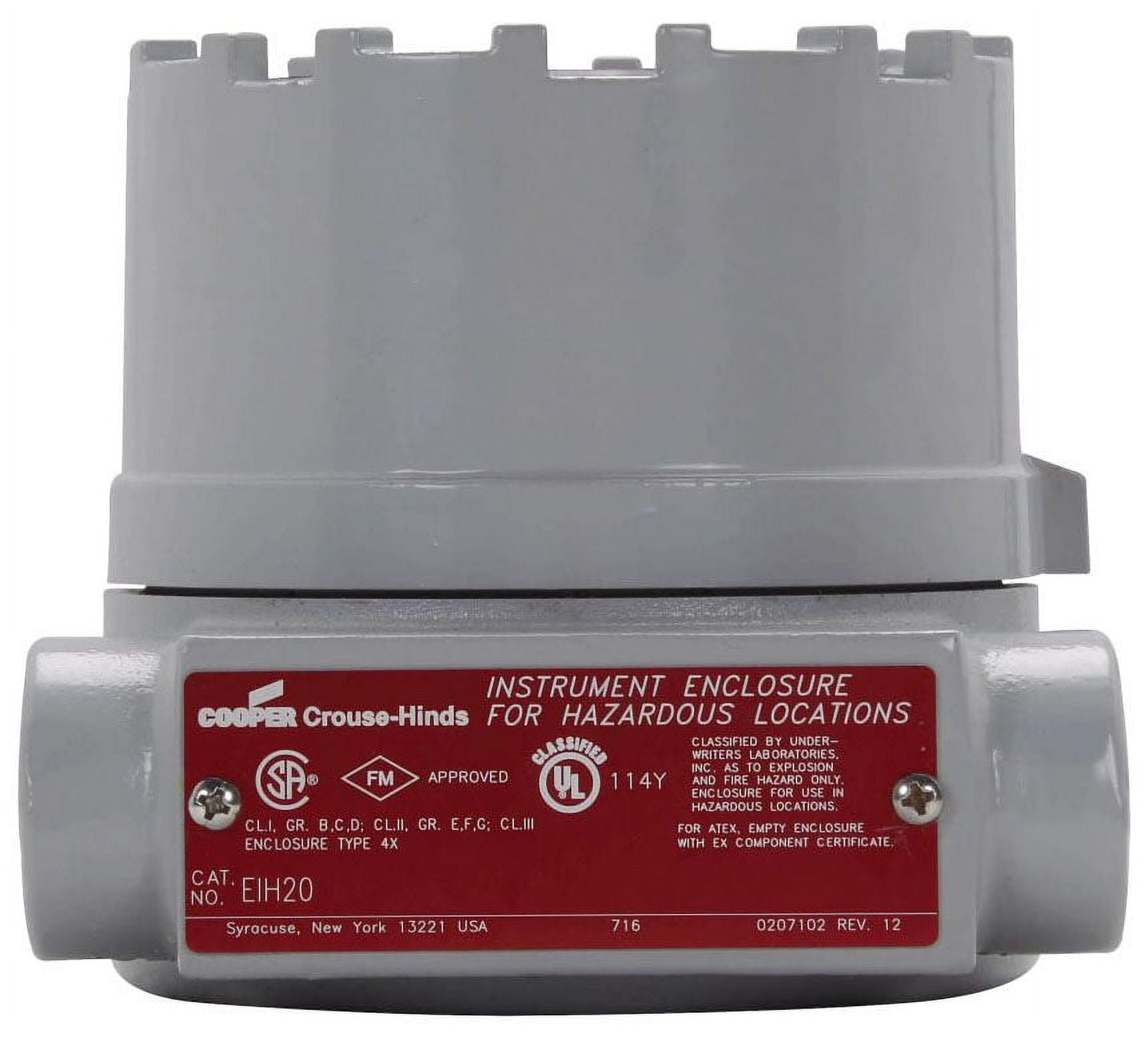 CrouseHinds EIH21, 3/4"", Aluminum, Explosionproof, Metallic Enclosure