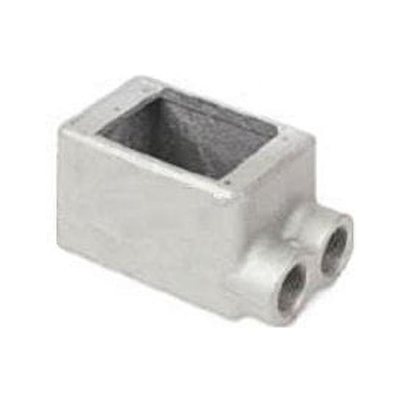 Crouse-Hinds FDD2 Condulet Single Gang Cast Device Box, 3/4-Inch