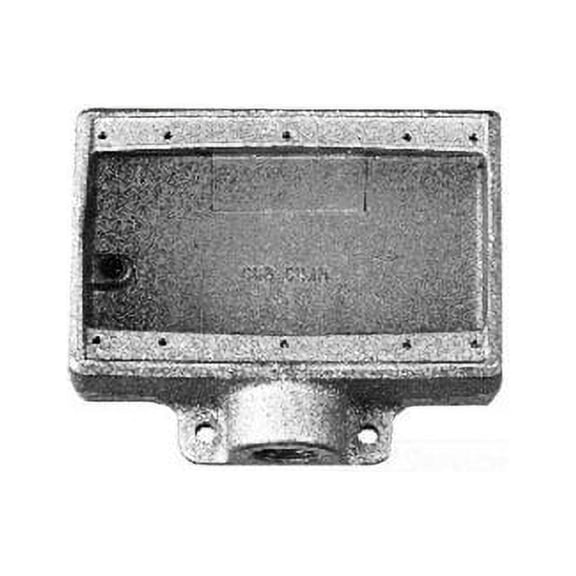 Crouse-Hinds FSD212 Condulet Two Gang Cast Device Box, 3/4-Inch