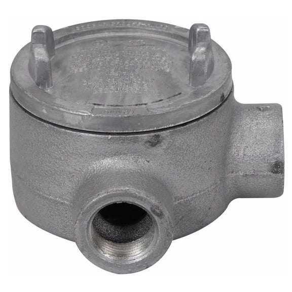 Crouse-Hinds GUAL49, 1-1/4"" Hub, Iron, Explosionproof Conduit Outlet Box, 1 pc