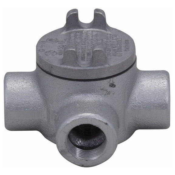 Crouse-Hinds GUAX16-SA, 1/2"", Aluminum Explosionproof Conduit Outlet Box, 1 pc