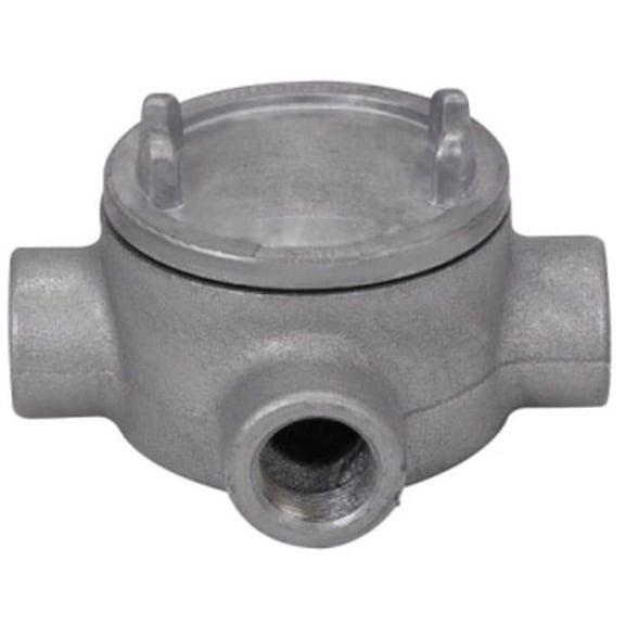 Crouse-Hinds GUAX59-SA, 1-1/2"", Aluminum Explosionproof Conduit Outlet Box, 1 pc