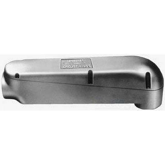 Crouse-Hinds LBNEC7 Die Cast Copper Free Aluminum Mogul Pulling Elbow With Cover and Gasket 2-1/2 Inch