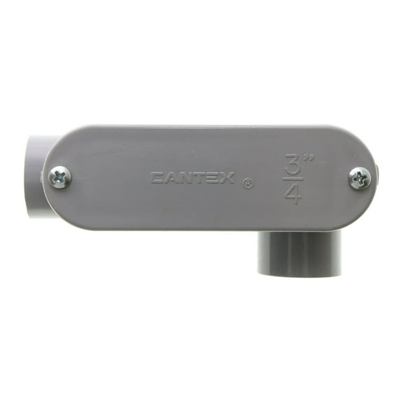 Crouse-Hinds LL75NM Non-Metallic PVC Type-LL Conduit Body, 3/4-Inch, (15-Pack)