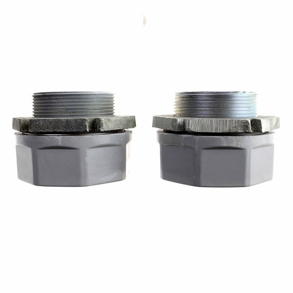 Crouse Hinds NHUB5 Non-Metallic Conduit Hub 2" Krydon Steel Interior (2 Pack)